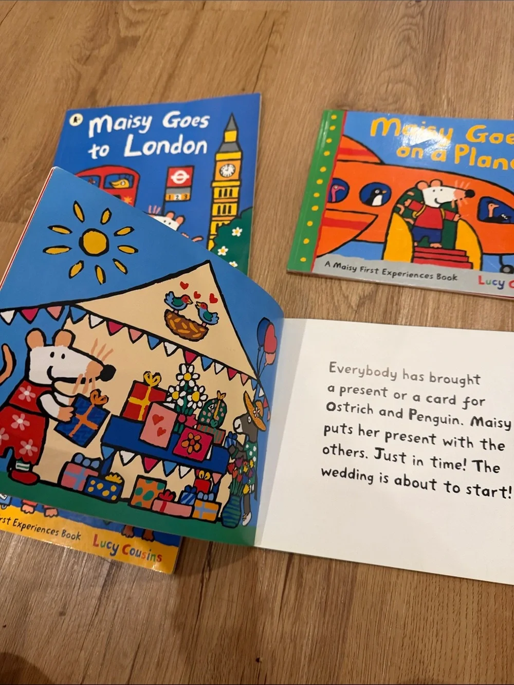 Maisy Kids Board Book Set - Blue, Yellow, Orange, Green